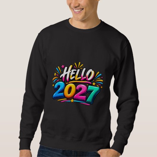 2027年家族おそろい新年 スウェットシャツ (正面)