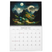2027年幻想的な風景カレンダー カレンダー (2月 2027)