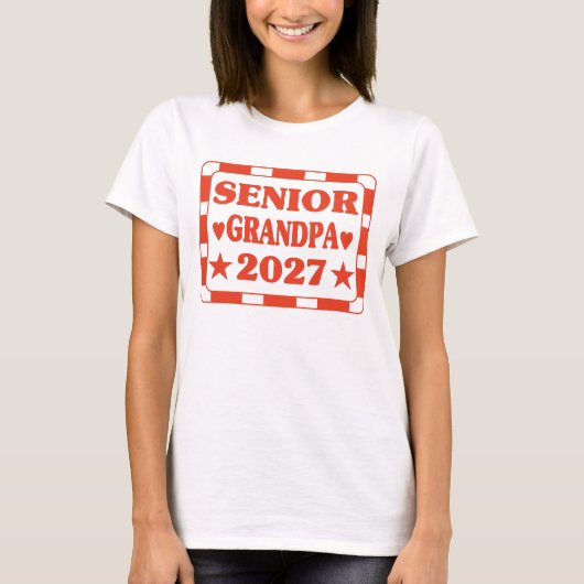 2027年度シニア・おじいちゃん Tシャツ (正面)