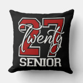 2027年度卒業生スクエアスローピロー クッション (正面)