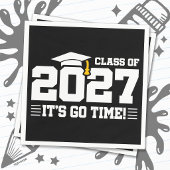 2027年度卒業生向け名言「GO TIME」 スタンダードカクテルナプキン