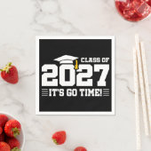 2027年度卒業生向け名言「GO TIME」 スタンダードカクテルナプキン (インサイチュ)