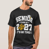 2027年度卒業生応援団名言 チーム クラス 2027 Tシャツ (正面)