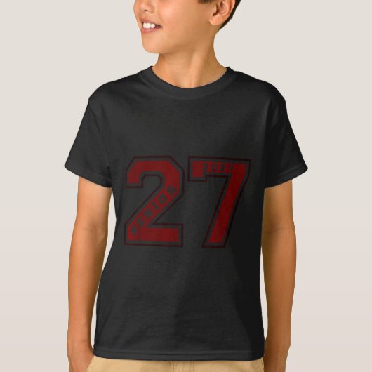 2027年度卒業 クラスTシャツ マロン Tシャツ (正面)