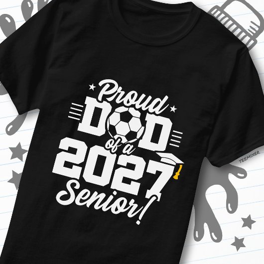 2027年度 卒業生 サッカー プラウドパパ Tシャツ