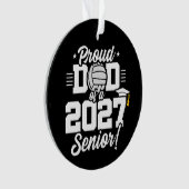 2027年度 卒業生 バレーボール誇りある父 オーナメント (正面)