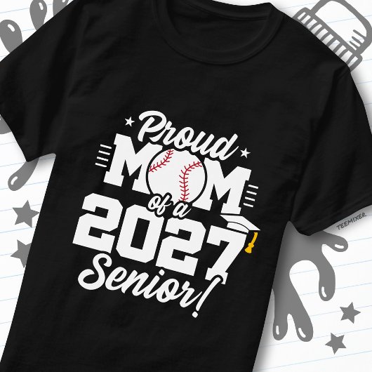 2027年度 卒業生 野球部 母 感激! Tシャツ