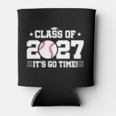2027年度 野球 卒業 おめでとう シニアクラス 缶クーラー (正面)