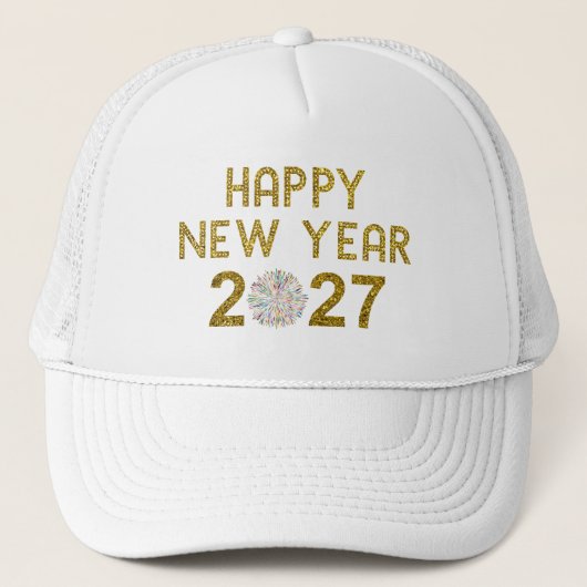 2027年新年あけましておめでとうございます キャップ (正面)