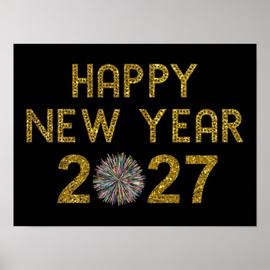 2027年新年あけましておめでとうございます ポスター (正面)