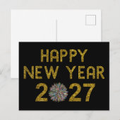 2027年新年あけましておめでとうございます ポストカード (正面/裏面)