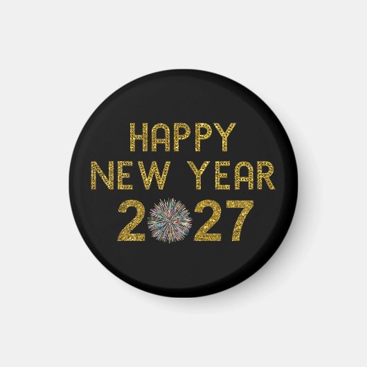 2027年新年あけましておめでとうございます マグネット (正面)