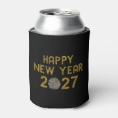 2027年新年あけましておめでとうございます 缶クーラー (缶正面)