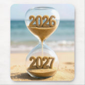 2027年新年の砂時計 マウスパッド (正面)