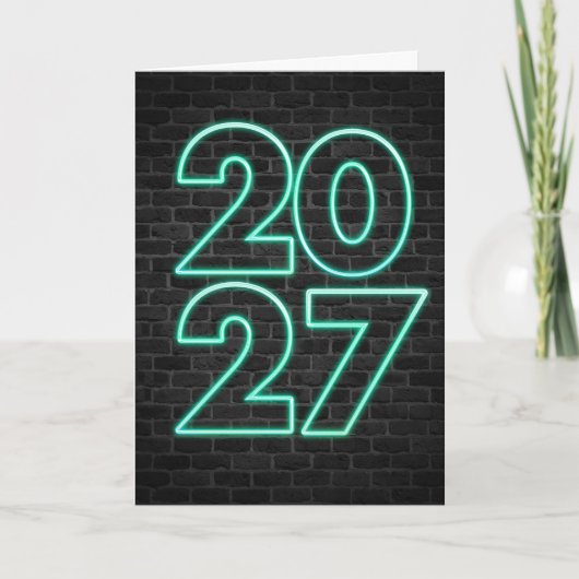 2027年新年ネオンサイン シーズンカード (正面)