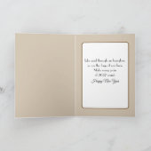 2027年新年初日の出 ビーチ砂時計 カード (内部)