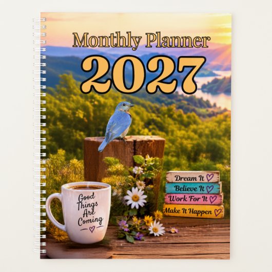2027年月プランナー プランナー手帳 (正面)