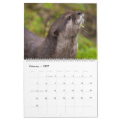 2027年永遠のカワウソの喜び カレンダー (2月 2027)