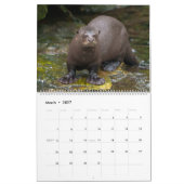 2027年永遠のカワウソの喜び カレンダー (3月 2027)