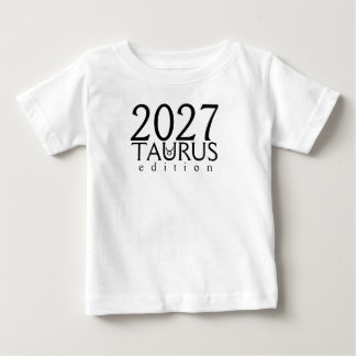 2027年版おうし座のベビーTシャツ シンボルマーク入り ベビーTシャツ