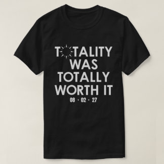 2027年皆既日食 トータリティTシャツ Tシャツ