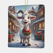 🐐2027年羊年クリスマスギフトアイデア🎄 セラミックオーナメント (左)