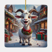 🐐2027年羊年クリスマスギフトアイデア🎄 セラミックオーナメント (裏面)