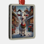 🐐2027年羊年クリスマスギフトアイデア🎄 メタルオーナメント (右)