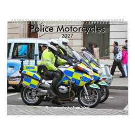 2027年警察バイクカレンダー カレンダー