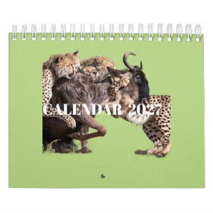 2027年野生動物写真カレンダー カレンダー