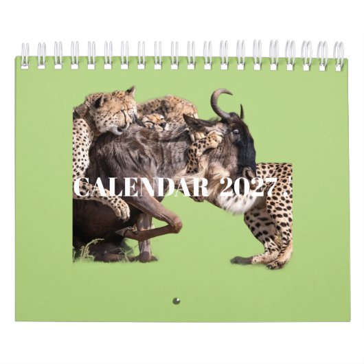 2027年野生動物写真カレンダー カレンダー (カバー)