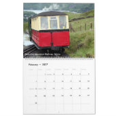 2027年電車カレンダー カレンダー (2月 2027)