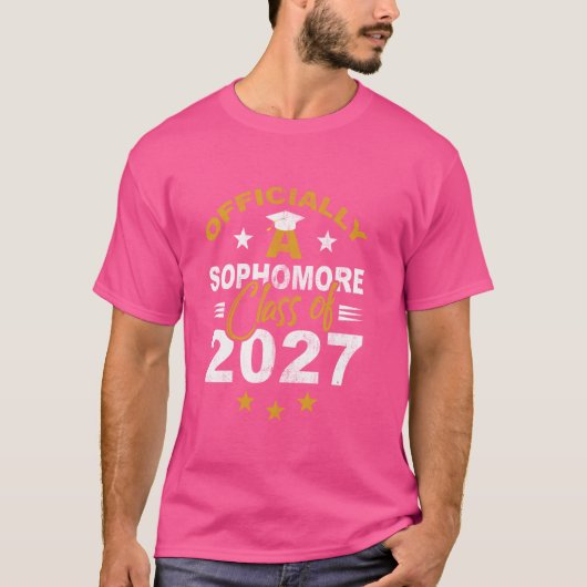 2027年2年生おもしろいF Tシャツ (正面)