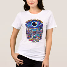 2027年8月2日の世紀の皆既日食 カディス・グループTシャツ