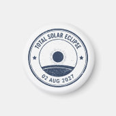 2027年8月2日の日食 マグネット (正面)