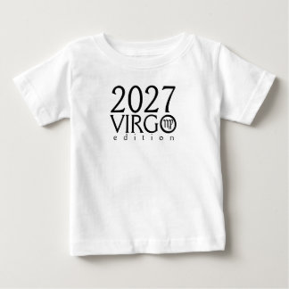 2027年 おとめ座 シンボル付き ベビーTシャツ