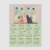2027年 カレンダー 窓辺の猫 カレンダー マグネット (正面)