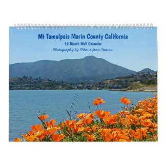 2027年 カレンダー Mt Tamalpais California