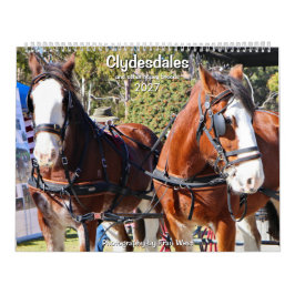 2027年 クレイドールとその他の重種馬 カレンダー