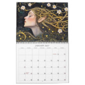 2027年 ケルトの夢見るファンタジーアート カレンダー (1月 2027)