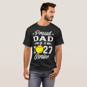 2027年 ソフトボール シニアの父として誇り Tシャツ (正面フル)