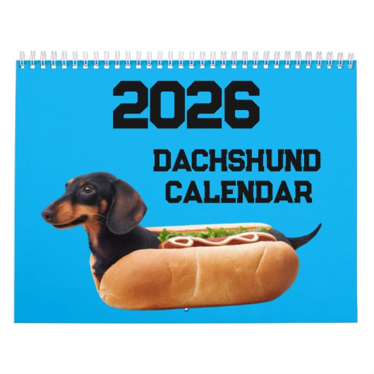 2027年 ダックスフント カレンダー (カバー)