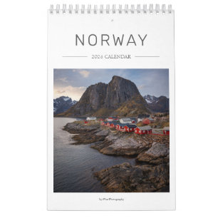 2027年 ノルウェー風景写真 カレンダー