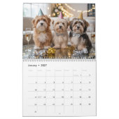 2027年 ハバニーズ犬 カレンダー (1月 2027)