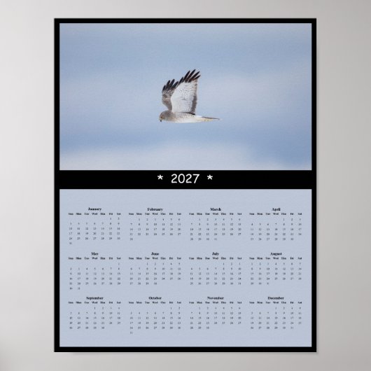 2027年 ハリアー壁カレンダー サイレントクルーザー ポスター (正面)