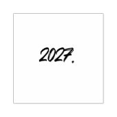 2027年 ペイント インク ブラシ タイポグラフィ ラバースタンプ (インプリント)
