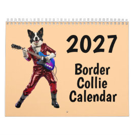 2027年 ボーダーコリー カレンダー