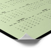 2027年 ミサゴ 壁掛けカレンダー - 空を舞う野生の鳥 ポスター (角)