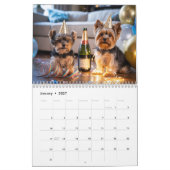 2027年 ヨーキー 犬 カレンダー (1月 2027)