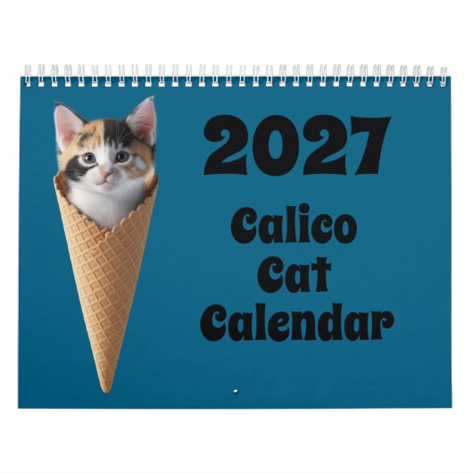 2027年 三毛猫 カレンダー (カバー)